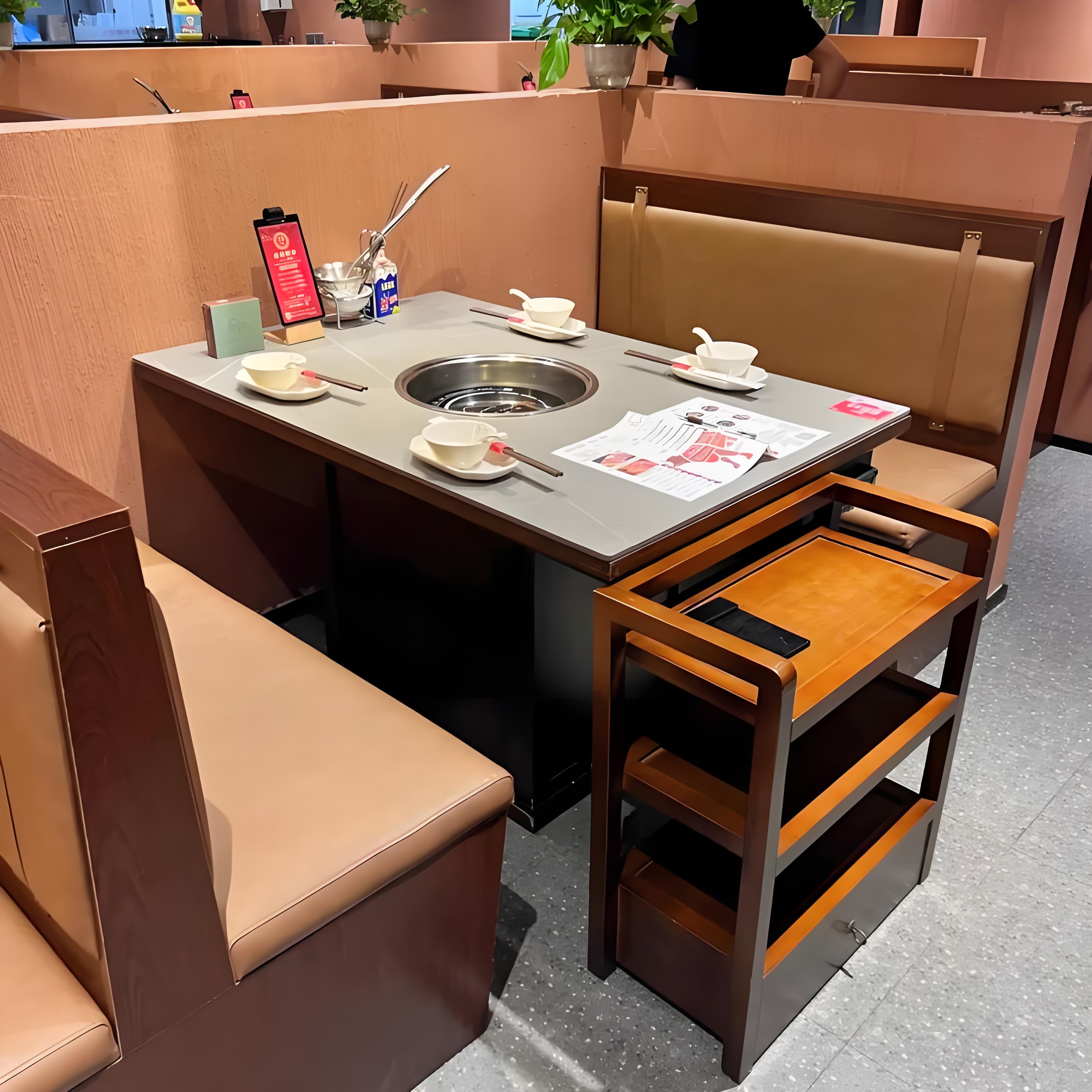 邵阳市无烟净化灶台中餐桌 - 方案
